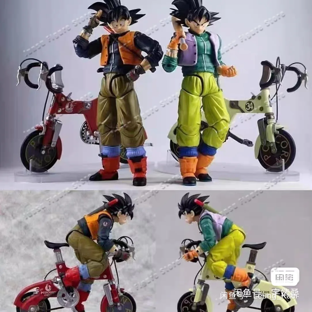 Фото В наличии: Tonsenarttoys Kamione 01A 01B Dragon Ball Z SHF Fly Page Сон Гоку на мотоцикле, аксессуары, аниме-фигурки, игрушки, хобби №2