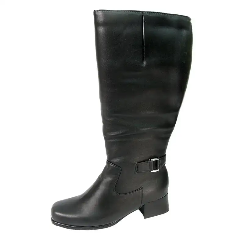 

Becca Women Extra Wide Width Fleece Lined Leather Knee High Boots