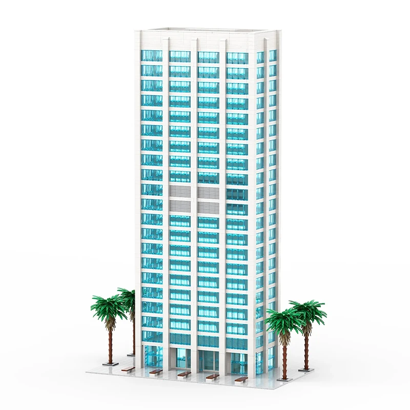 

NEW 2399PCS City Hot Selling Street View Moc Modular Broad Office Tower DIY creative ideas Children Toy birthday Gift Blocks