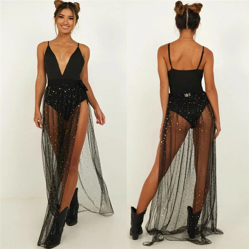 

Beach Dress Womens Swim Wear Bikini Cover Up Beach Long Wrap Skirt Sarong Pareo Maxi Dress Beach Cover Up Swimwear Women Clothes