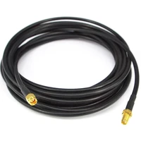 sma wifi antenna extension 5m 196 85 inch sma male to sma female rg58 low loss coaxial cable patch lead coax