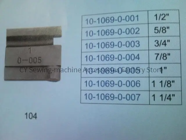 

1 шт. 10-1069-0 лезвие для Union Lishi 104, нож, промышленная швейная машина