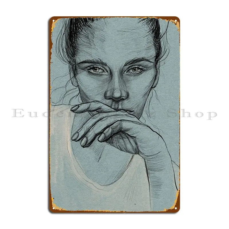 

Gaze Metal Plaque Mural Design Pub Cave Club Designer Tin Sign Poster