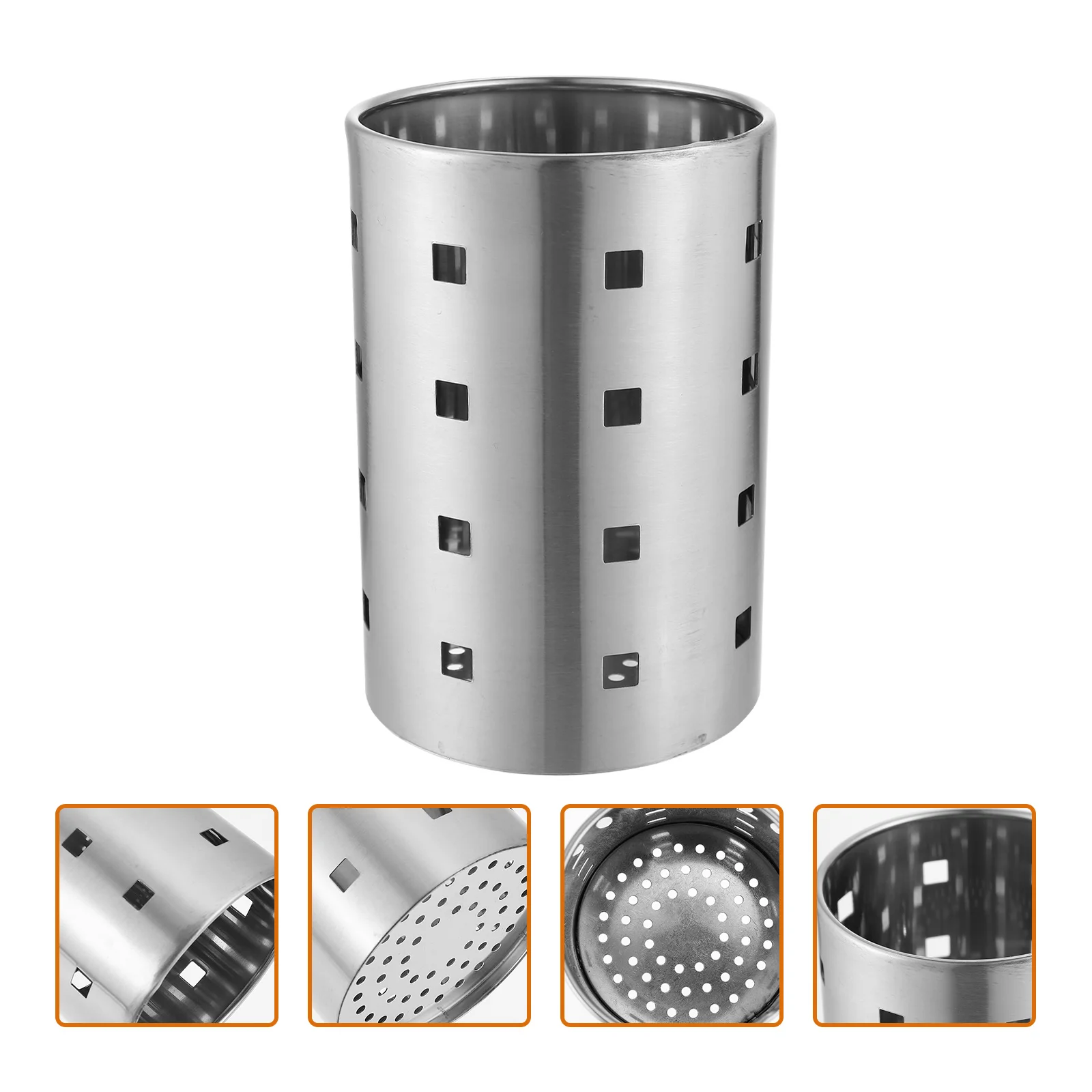 

Kitchen Cutlery Holder Stainless Steel Chopstick Holder Household Utensil Drying Rack
