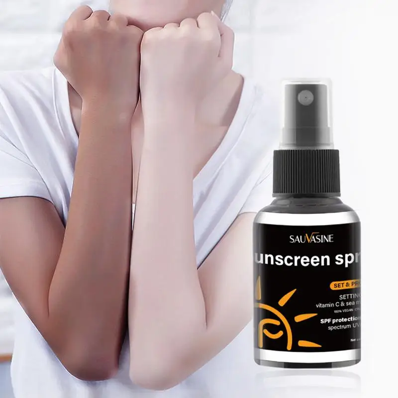 

Sunscreen Refreshing Smooth Spray Moisturizing Sunscreen Female Waterproof Sun Productive Sweat Proof Long Lasting Face Defend