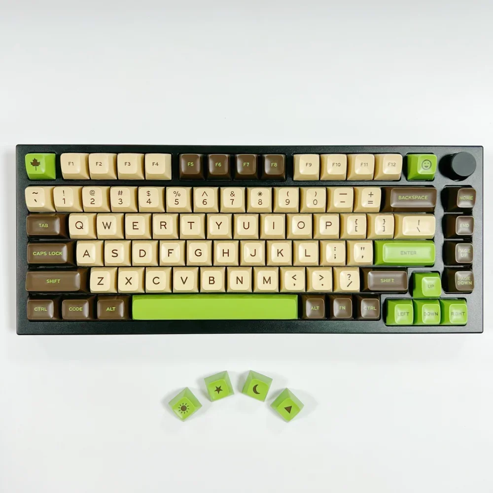 Механическая клавиатура из АБС-пластика Matcha Chocolate SA Ball Cap