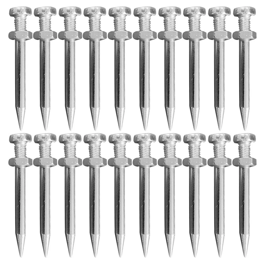 

20 Pcs An Fittings Aerator Shoes Peg Accessories Garden Lawn Nail Tools Spike Nails