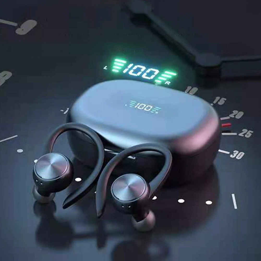 

TWS-гарнитура R200 с поддержкой Bluetooth и светодиодсветодиодный дисплеем