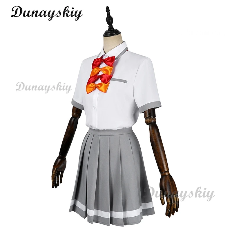 Аниме Makeine слишком много потеряющихся героев Анна янами Косплей Костюм Чика