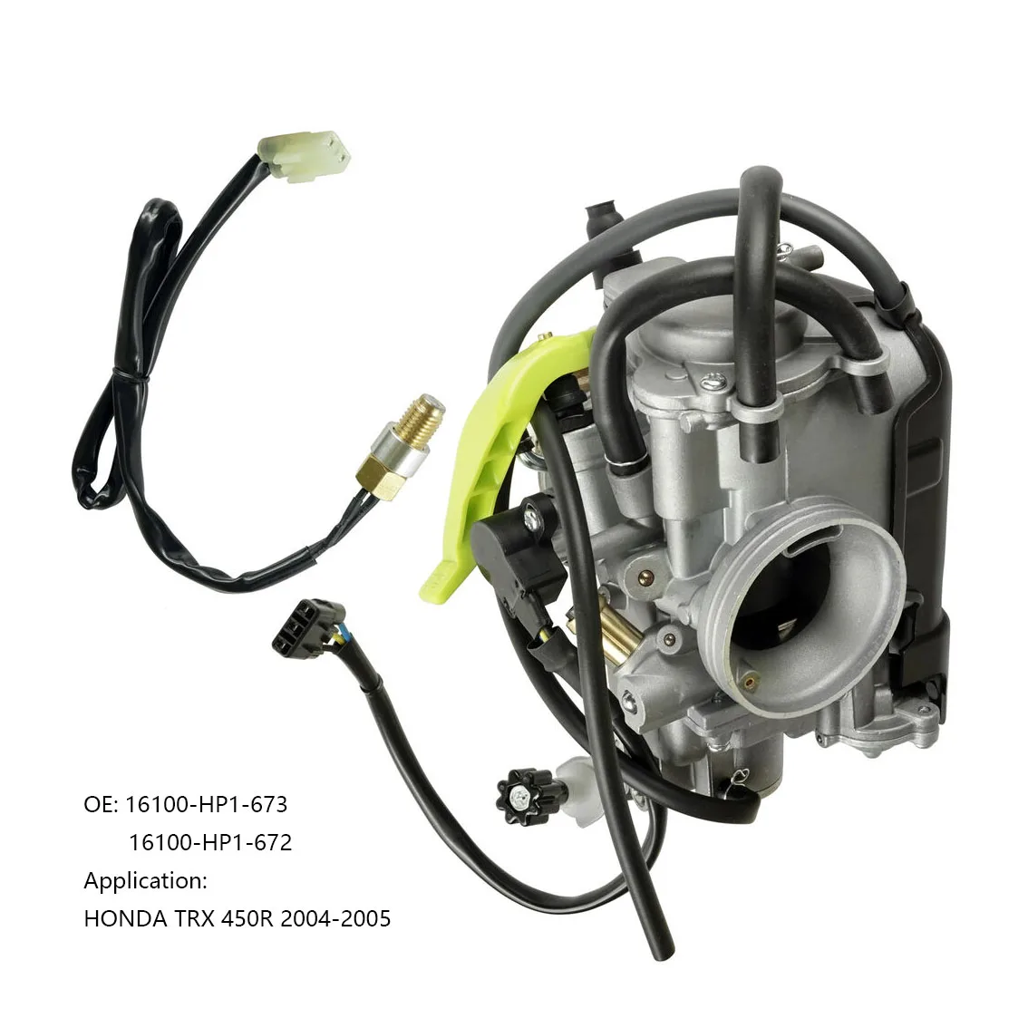 Carburetor fits for Honda TRX450R 2004-2005 16100-HP1-673 16100-HP1-672 Carburetor Assembly TRX 450R