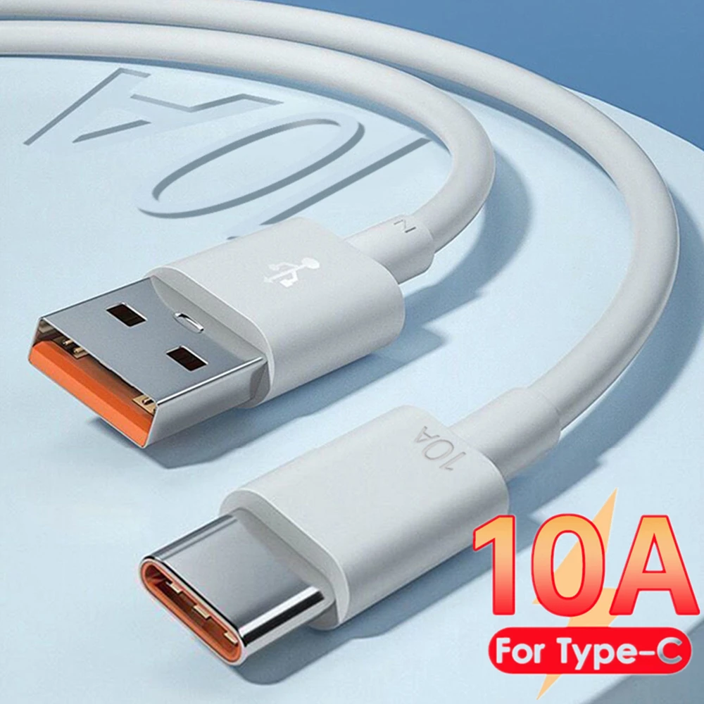 Зарядный кабель USB Type-C, 10 А, 7 А, 120 Вт, для Huawei P40/P30/Honor V40/50