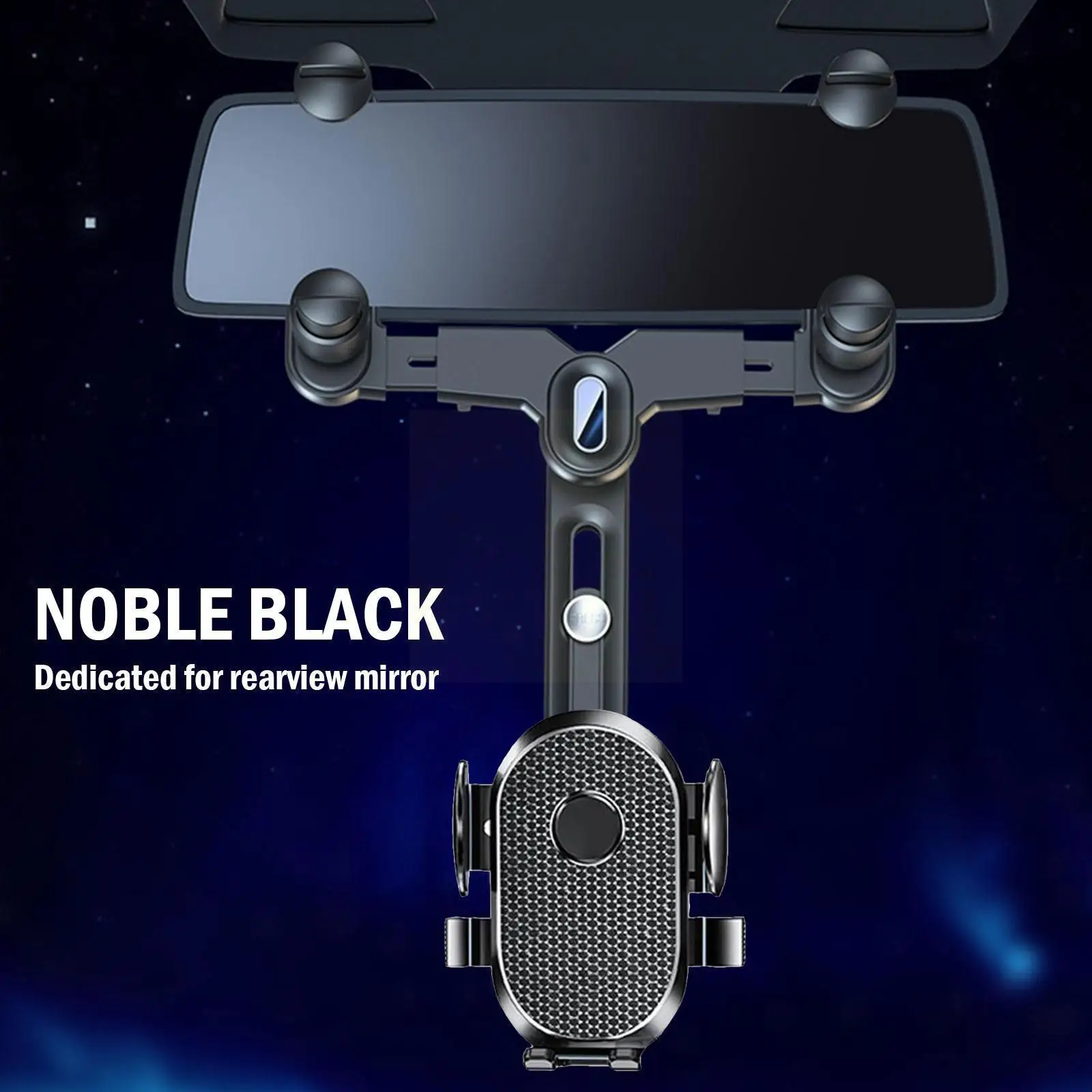 

360 Degree Rotatable Retractable Car Multifunctional Adjustable Holder Phone GPS Telescopic Universal Holder Mirror Rearvie Y6F8
