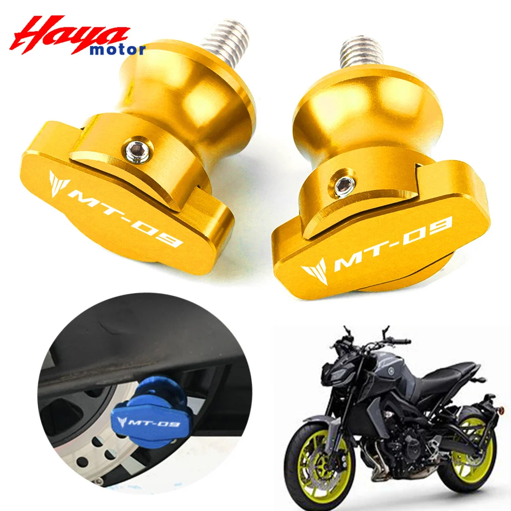 

Для YAMAHA MT09 MT 09 FZ09 трассоискатель 9 2013-2022 2021 аксессуары для мотоциклов CNC алюминий 6 мм шпуля слайдер стенд винт