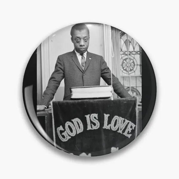 Baldwin God Is Love мягкая булавка на пуговицах милая модная забавная креативная брошь