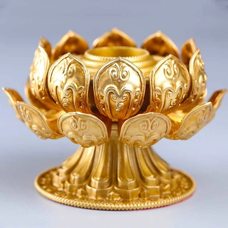 

Основание для руля из чистой меди, Буддийские принадлежности, двойной лотос диаметром 10 см, специальная цена в упаковке