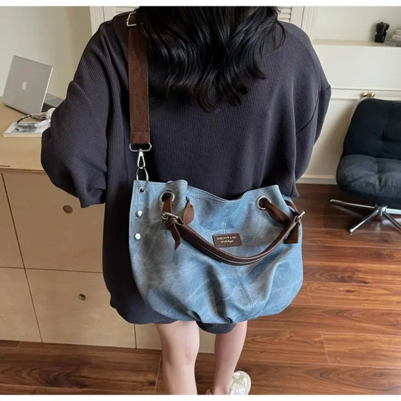Фото CGCBAG Винтажные вместительные женские сумки-тоут, повседневные дизайнерские сумки через плечо, роскошные сумки из высококачественной искусственной кожи. №4