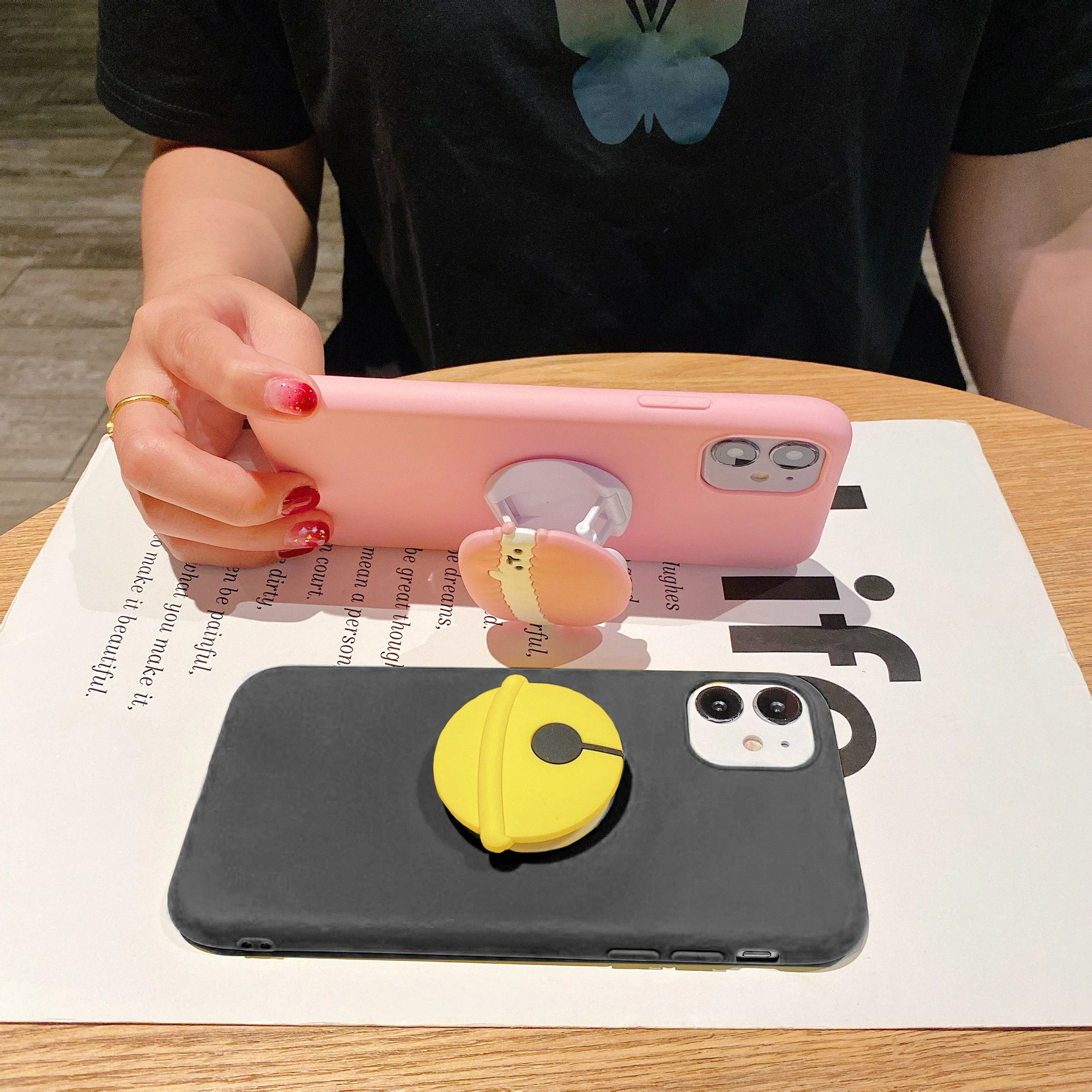 Чехол-подставка с рисунком молока и чая для Motorola Moto Edge 50 Fusion 40 Neo 30 Ultra 20 Lite