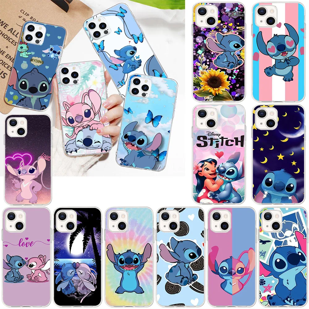 niewoli UR-42 silikonowe etui Love Stitch dla Moto G52 G42 G32 G23 G22 G14 G84 E32 G62 G04 G24 G72 G71 G73 G34 G20