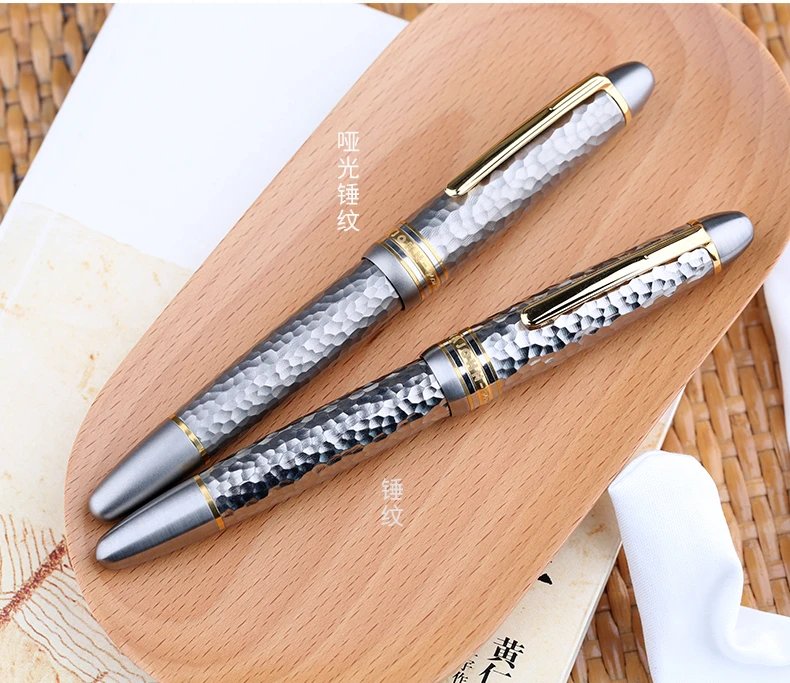MAJOHN Ti-136 Перьевая ручка с металлическим поршнем из титанового сплава наконечник