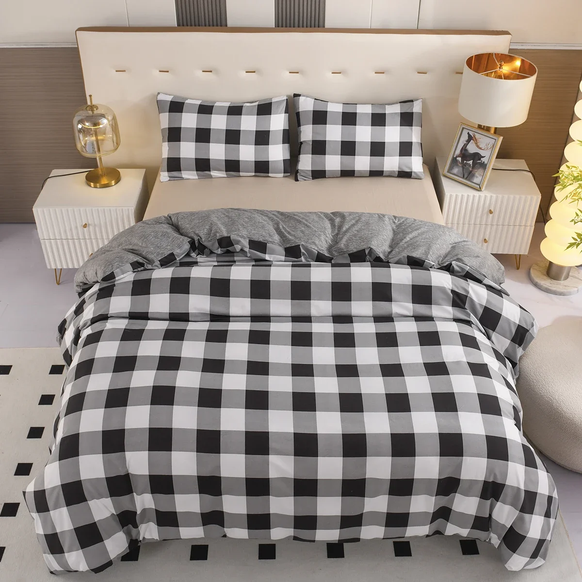 Комплект постельного белья из микрофибры 3-х предметов ультрамягкое постельное