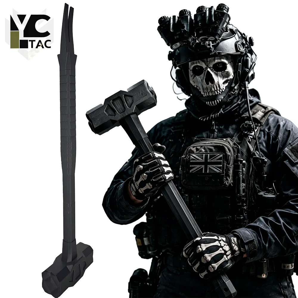 Фото Тактический молот YCTAC COD, модель топора Call of Duty, военная экипировка, реквизит для косплея, костюм для игры Ghost, Хэллоуин №1