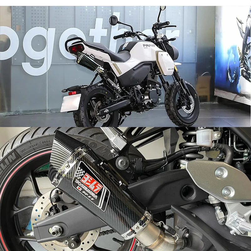 Для CFMOTO Papio XO мотоциклетный глушитель выхлопной трубы DB Killer 150 200 GY6 z750 CBR125 250 CB400 CB600