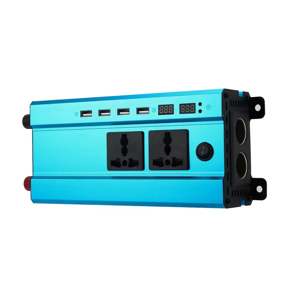 Professional 4000W Power Inverter DC to AC Home Fan Cooling Car Converter for Household Appliances 4 USB Power Ports enlarge