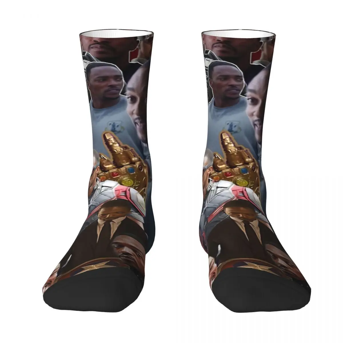 

Anthony Mackie Collage Adult Socks Unisex socks,men Socks women Socks