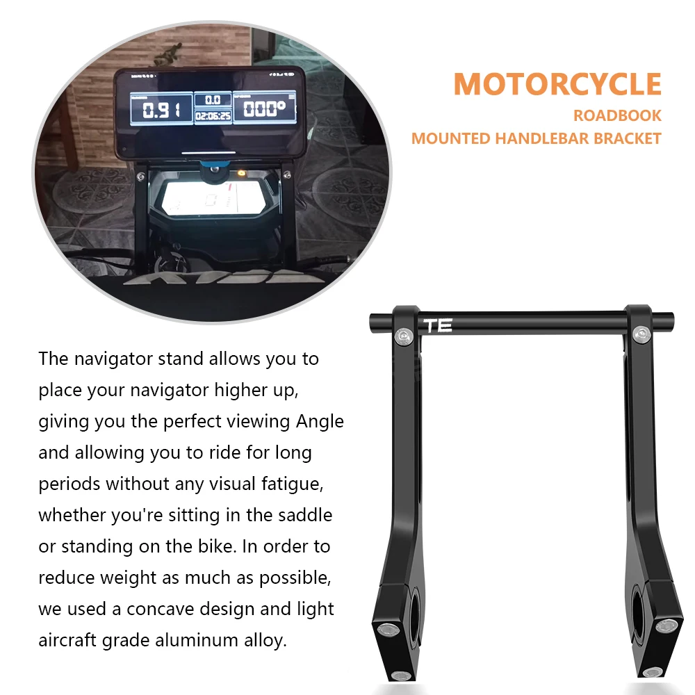 Для TC TE FC FE TX FX 125-501 2014-2023 701 Enduro Supermoto 2016-2023 GPS-кронштейн для навигации Roadbook