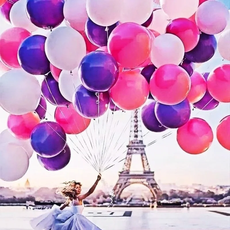 

Valentine's Day Balloon 36 Inch Round Big Flat BalloonDIYwedding Decoration Children Birthday Party Toy Latex Balloon Decoration