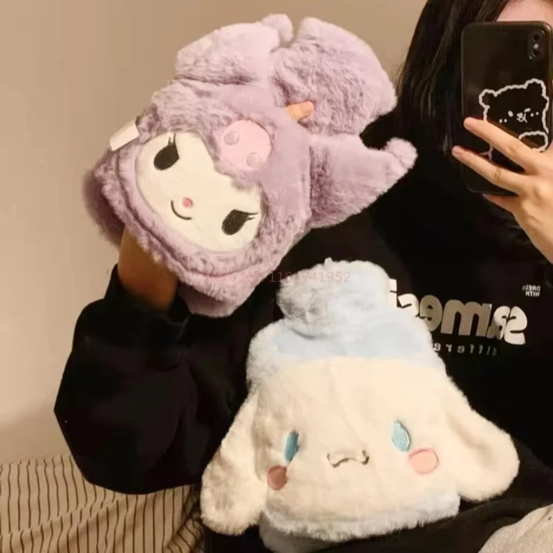 Новая популярная бутылка для горячей воды Sanrio 1000 мл Hello Kitty Kuromi Cinnamoroll Melody