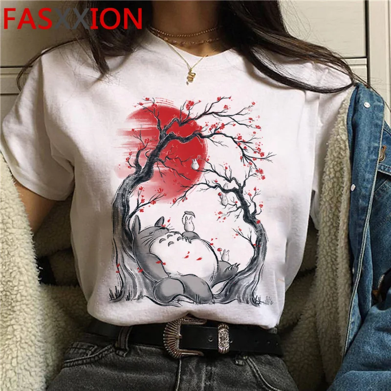 

Totoro Studio футболка Ghibli женская футболка с графическим рисунком дизайнерская аниме одежда