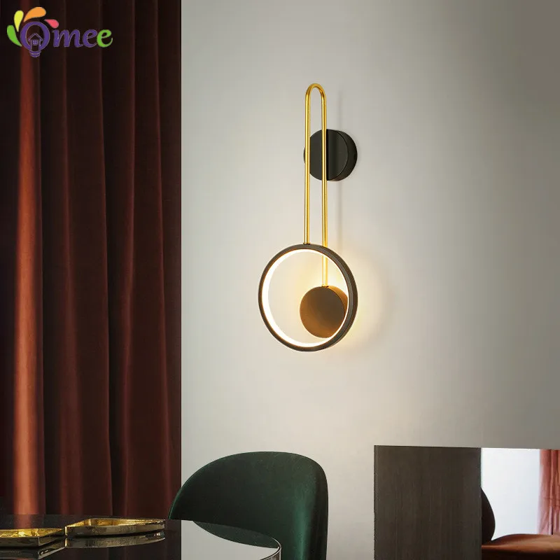 

Современный настенный светильник в скандинавском стиле, светодиодный минималистичный настенный светильник, лампа для гостиной, спальни, лестницы, домашний декор, прикроватный настенный светильник