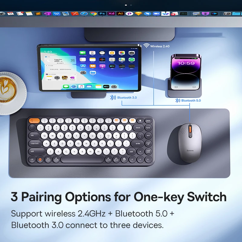 Bluetooth-мышь Baseus с USB-приемником 2 4 ГГц