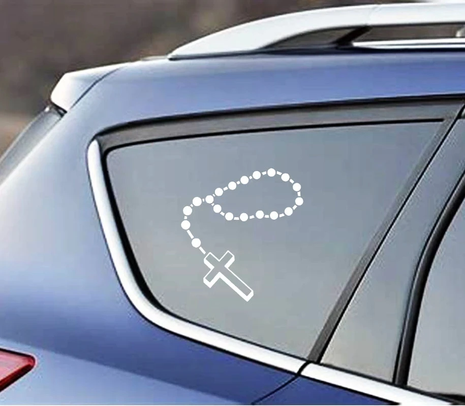 

Jesus Christ Chain Vinyl Stickers and Decals For Car Body Sticker Waterproof Decorative Accessories Auto Decal
