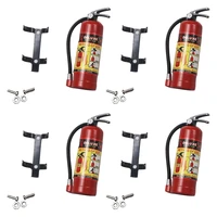 4x rc decoration metal mini fire extinguisher for 110 rc crawler axial scx10 90046 traxxas trx4 tamiya d90red