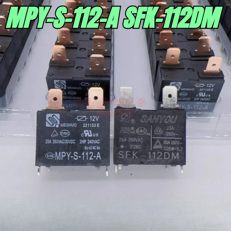 Фото Новое реле MPY-S-112-A SFK-112DM 20A 25A 12V (1 шт./лот) для водонагревателей и материнских плат кондиционеров №1