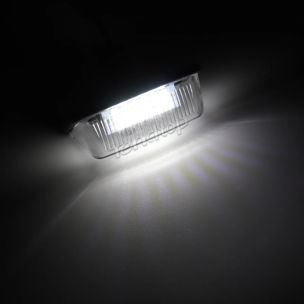 Автомобильный задний белый светодиодный светильник номерного знака лампа для