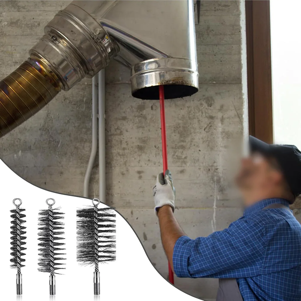 Для котлов дымохода Чистка печи Щетка для котла жестких зон Экономичное чистящее