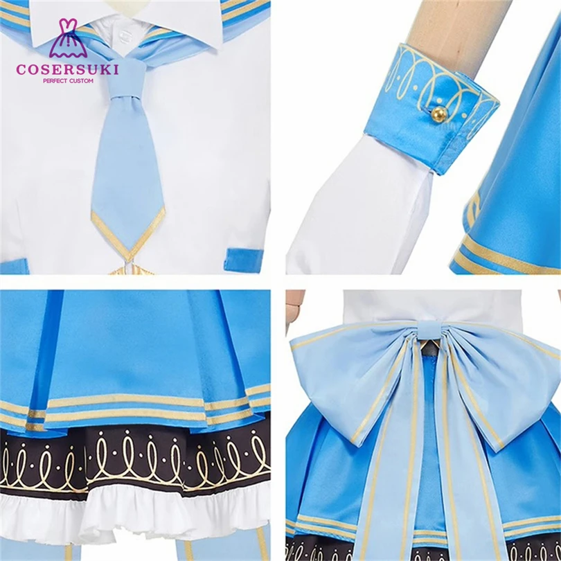 LoveLive sif2 Sunshine Aqours Kurosawa Dia Takami Chika Sakurauchi Riko Watanabe You Matsuura Kanan Dress Косплей Костюм