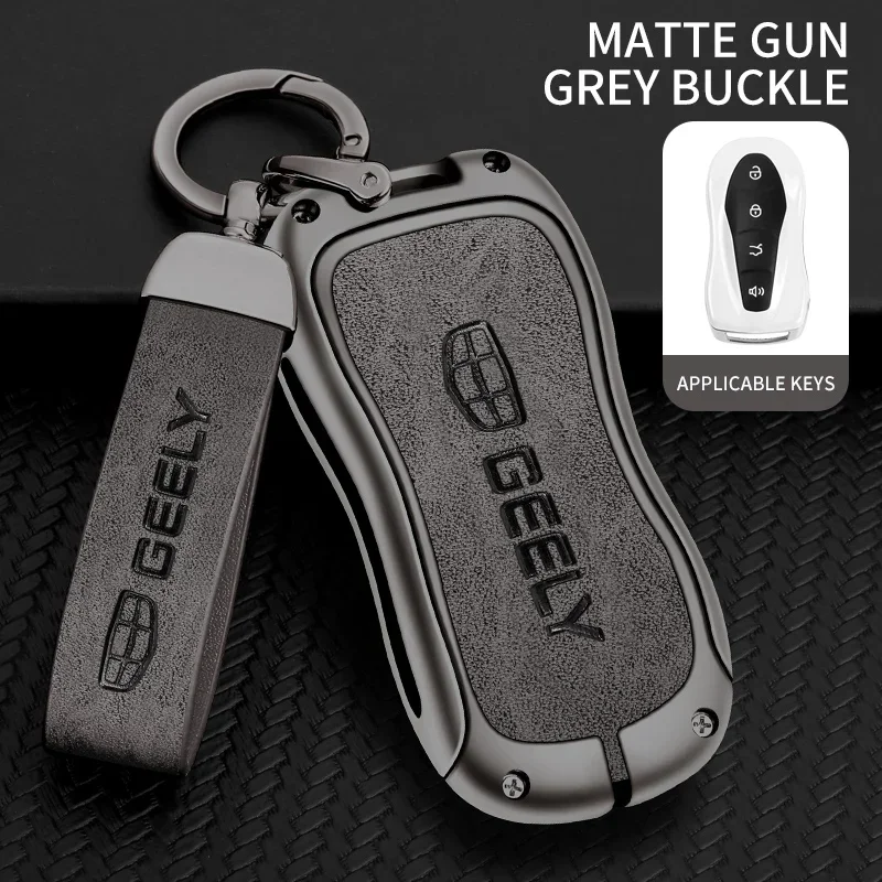 Автомобильный пульт дистанционного управления из сплава чехол-держатель для Geely