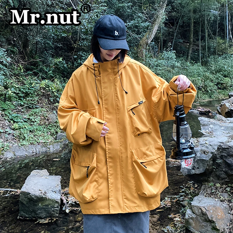 Мужская водонепроницаемая куртка оверсайз