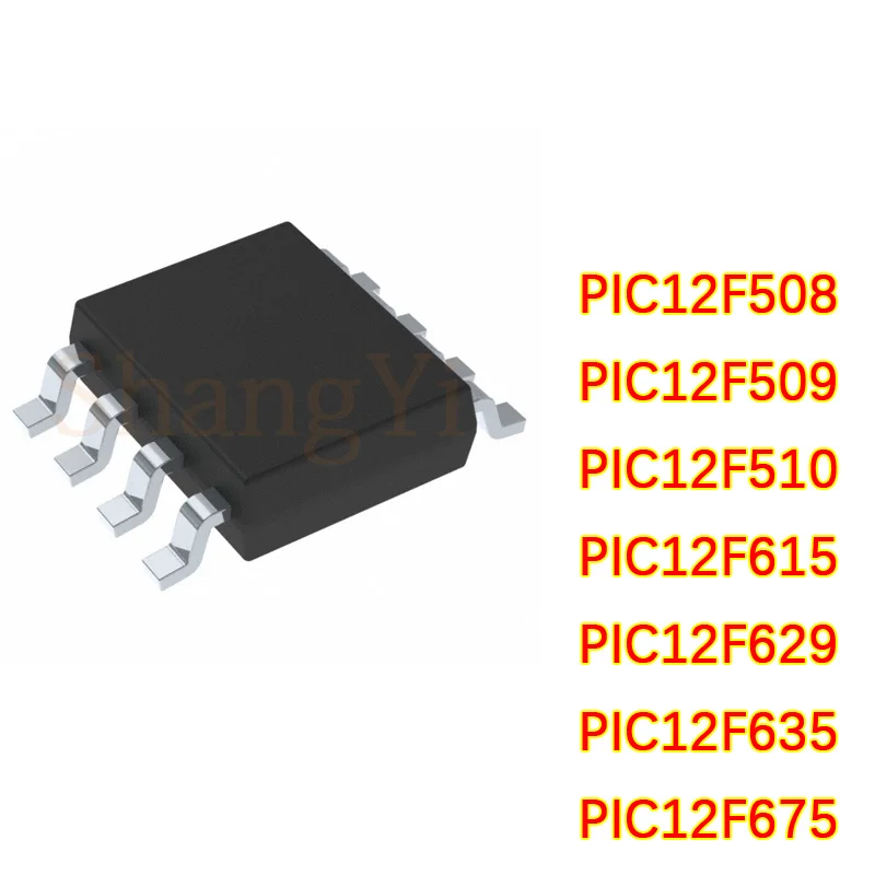 1 шт./партия PIC12F508-I/SN 12F509 12F510 12F615 629 12F635 675 T E SOP8