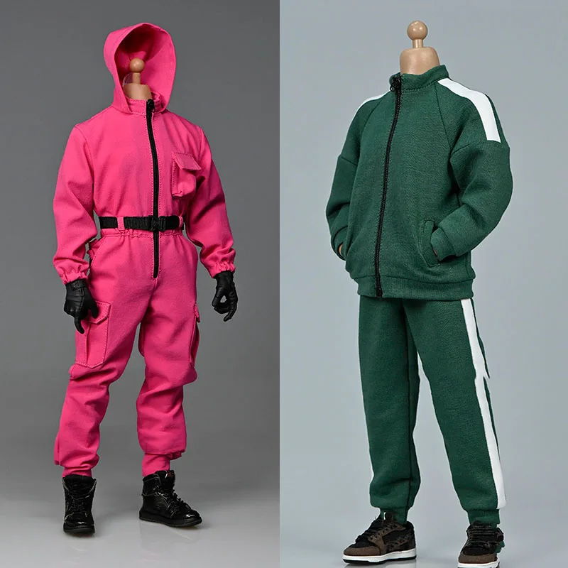 

Масштаб 1/6, мужской телефон, популярная игра в Корее, брюки-карго, спортивная одежда, футболка, костюм, модель, подходит для 12 дюймовых экшн-фигурок