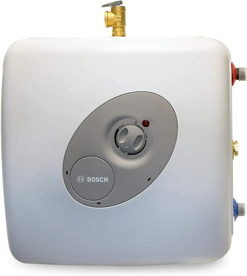 

Bosch Electric Mini-Tank Water Heater Tronic 3000 T 7-Gallon (ES8) - Eliminate Time for Hot Water - Shelf, Wall or Floor Mounted