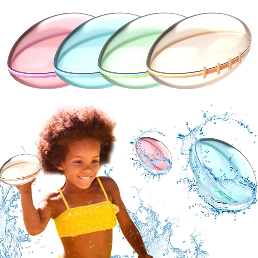 

1/4Pcs Self-Sealing Water Bomb Splash Balls Silicone Water Fight Games Balloons Outdoor Pool Beach Play Party Water Fight Games