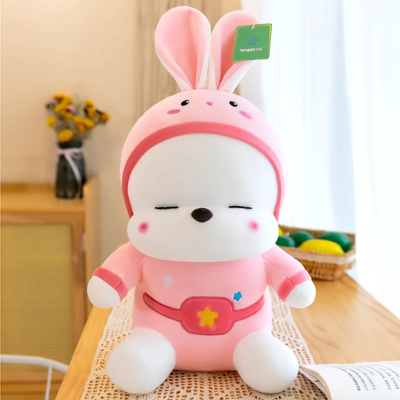 

Милый кролик Zqswkl 40/50/65/75 см, плюшевая игрушка, кукла для сна, подушка, обнимашка для девочки, подарок на день рождения, розовые милые детские и...