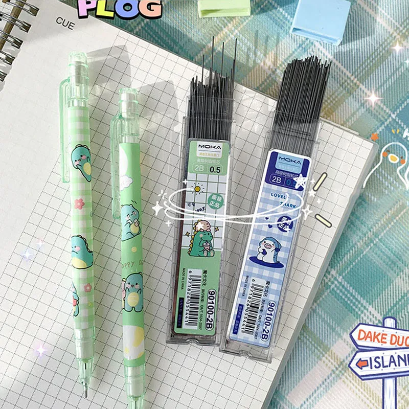 

Кавайные механические карандаши 0,5/0,7 мм, 1 шт., для рисования, специальные карандаши для школы и офиса, корейские канцелярские принадлежности