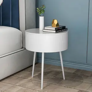 Прикроватный столик, мини-прикроватный столик, простой современный маленький стенд в скандинавском стиле, прикроватный столик для спальни из кованого железа, ночная подставка, ночные стойки
