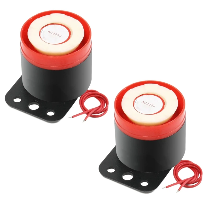 

2X BJ - 190 Decibel 220 VAC Sirene Electronic Alarm Sound Vibration Noise